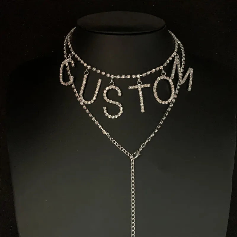 Custom Rhinestone Body Chain