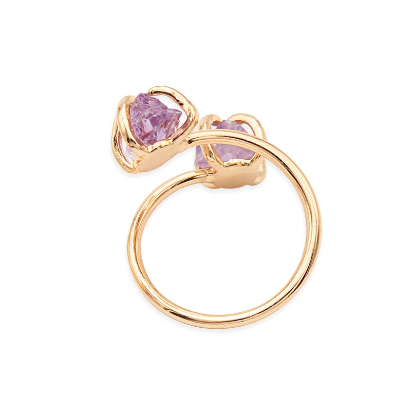 Amethyst Crystal Ring