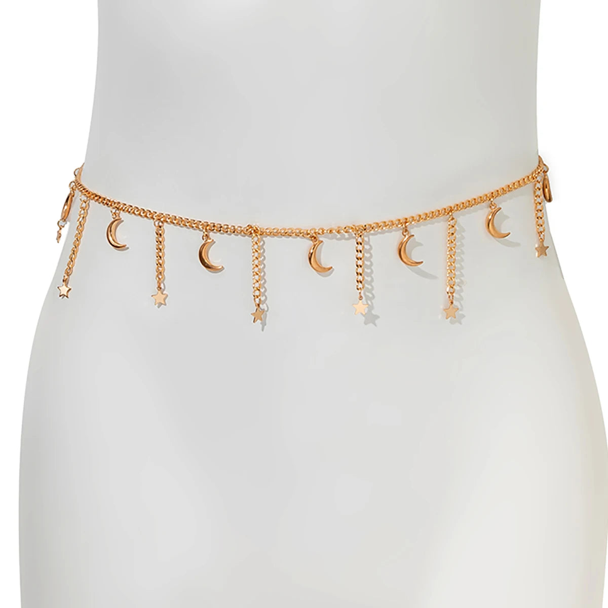 Space Charms Tassel Belly Chain