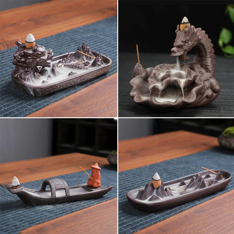 Zen Backflow Incense Burners