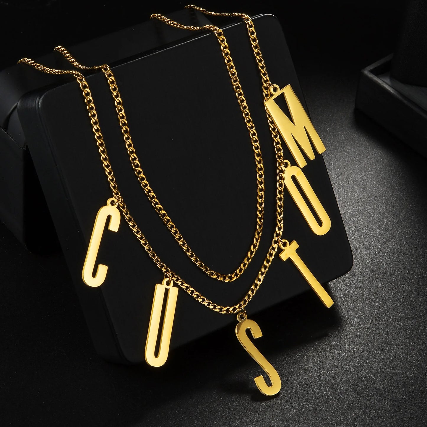 Custom Big Letter Body Chain