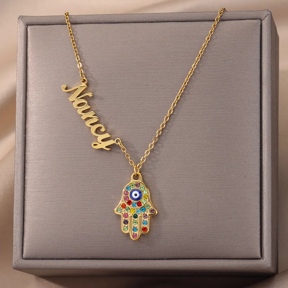 Custom Hamsa Hand Chain