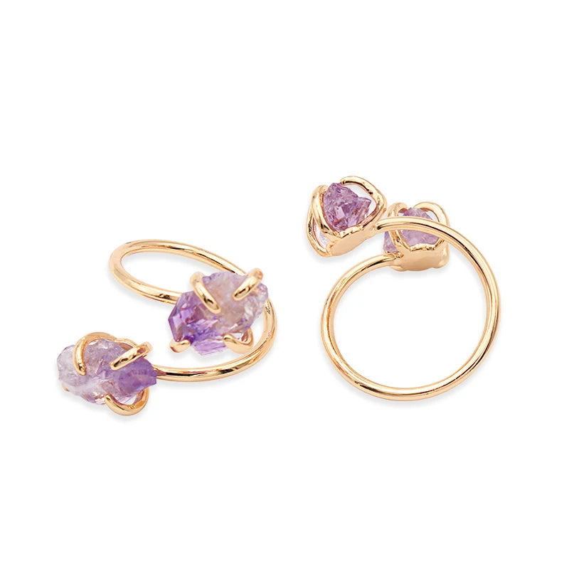 Amethyst Crystal Ring